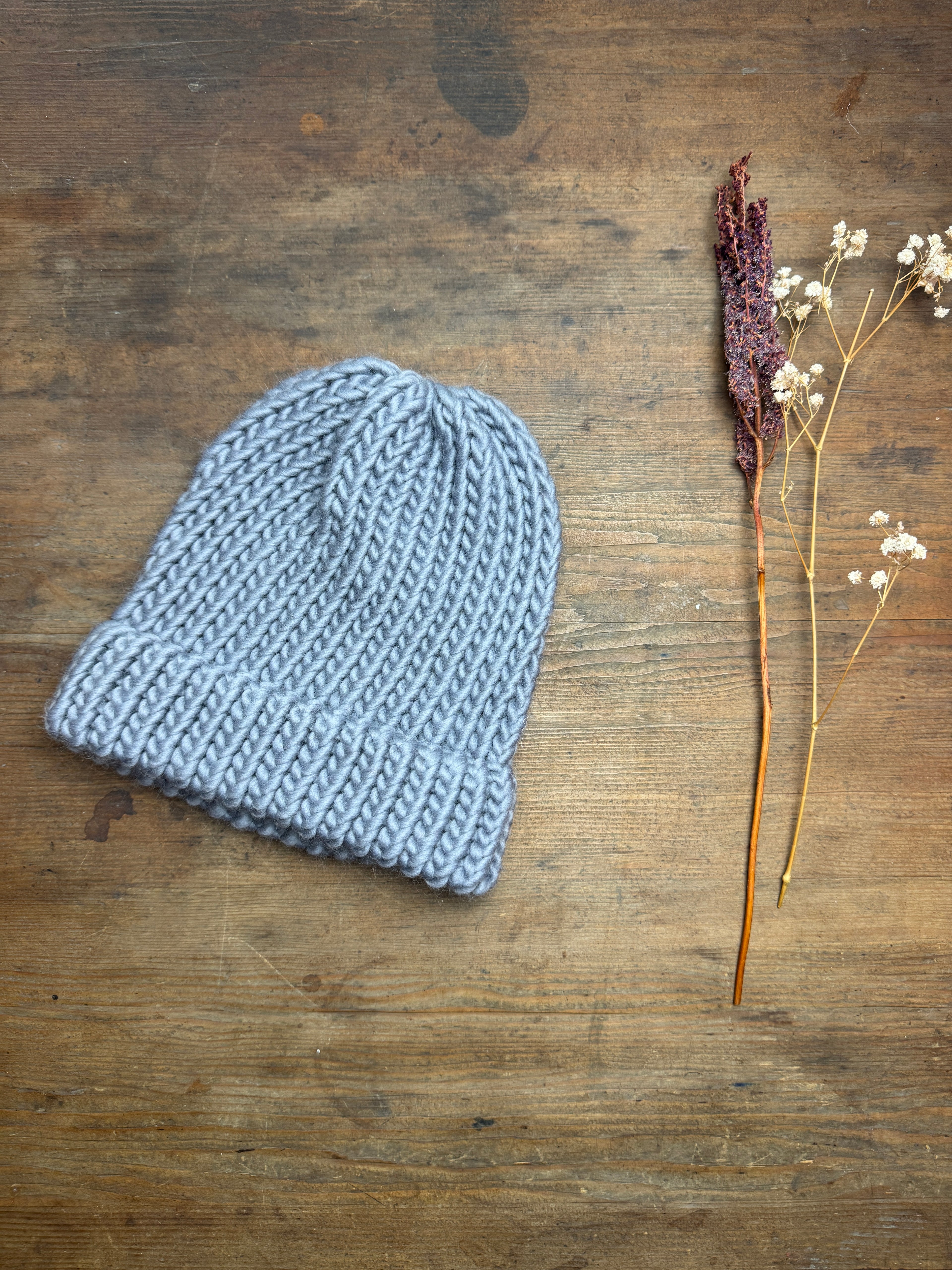 Adult Winter Skies Knitted Hat - Discontinued Colour