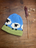 Hand knitted sheep hat - Adult Size