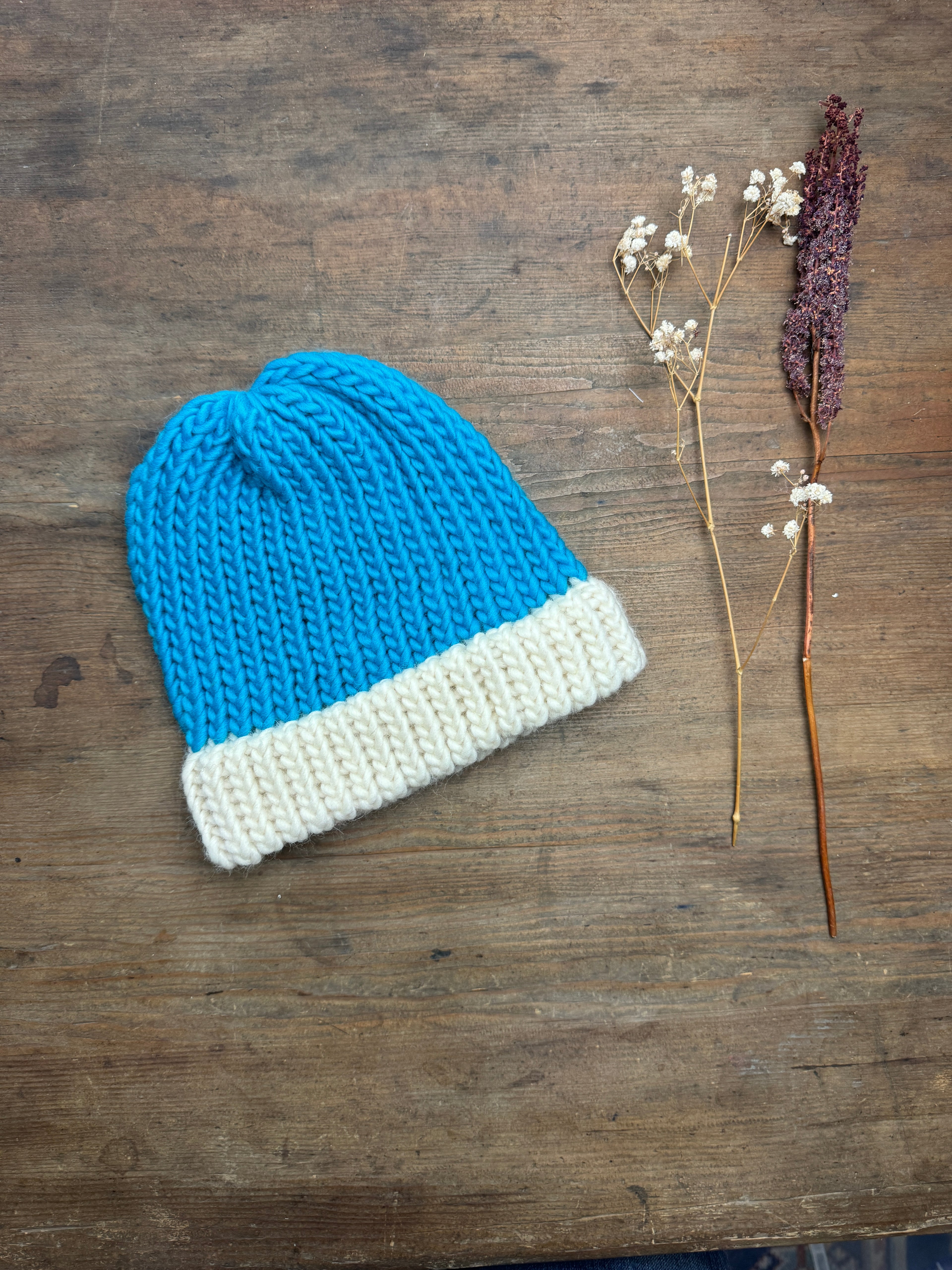 Child - Turquoise and Cream