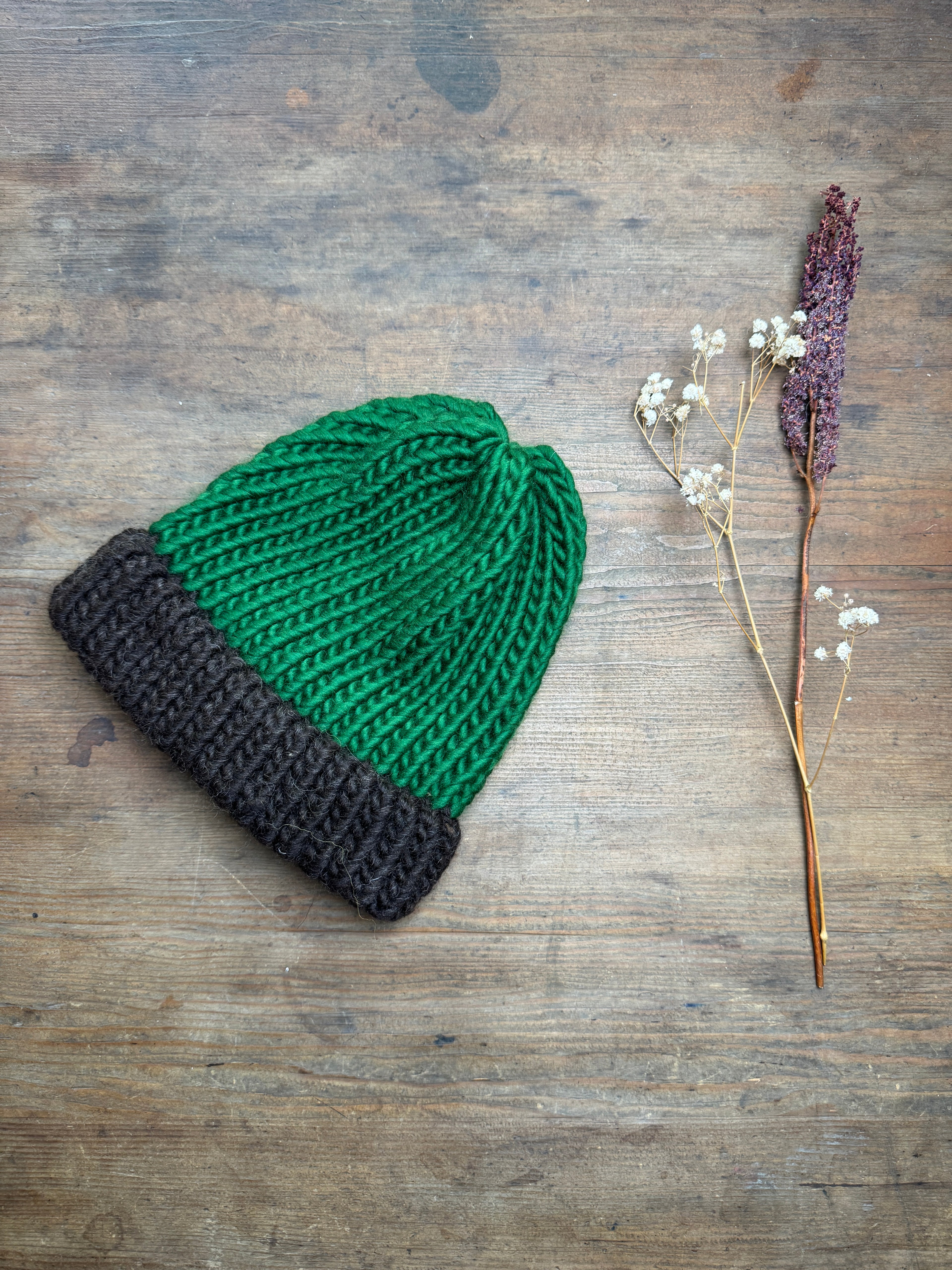 Adult Knitted Beanie Hat - Colourplay Collection - Hilltop