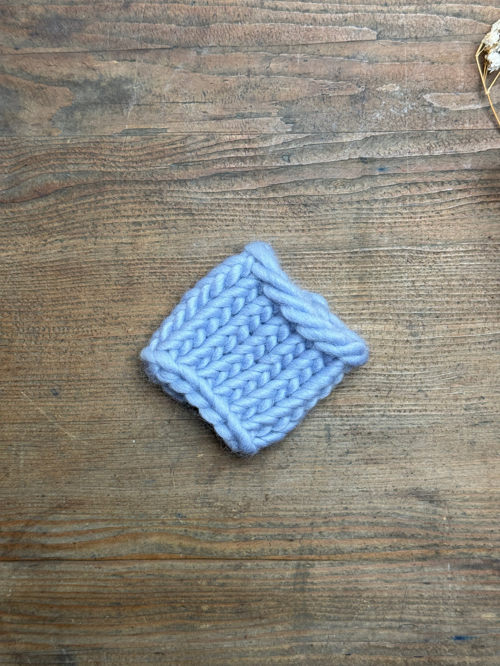 Knitted Napkin Ring - Winter Skies - Ideal for Christmas