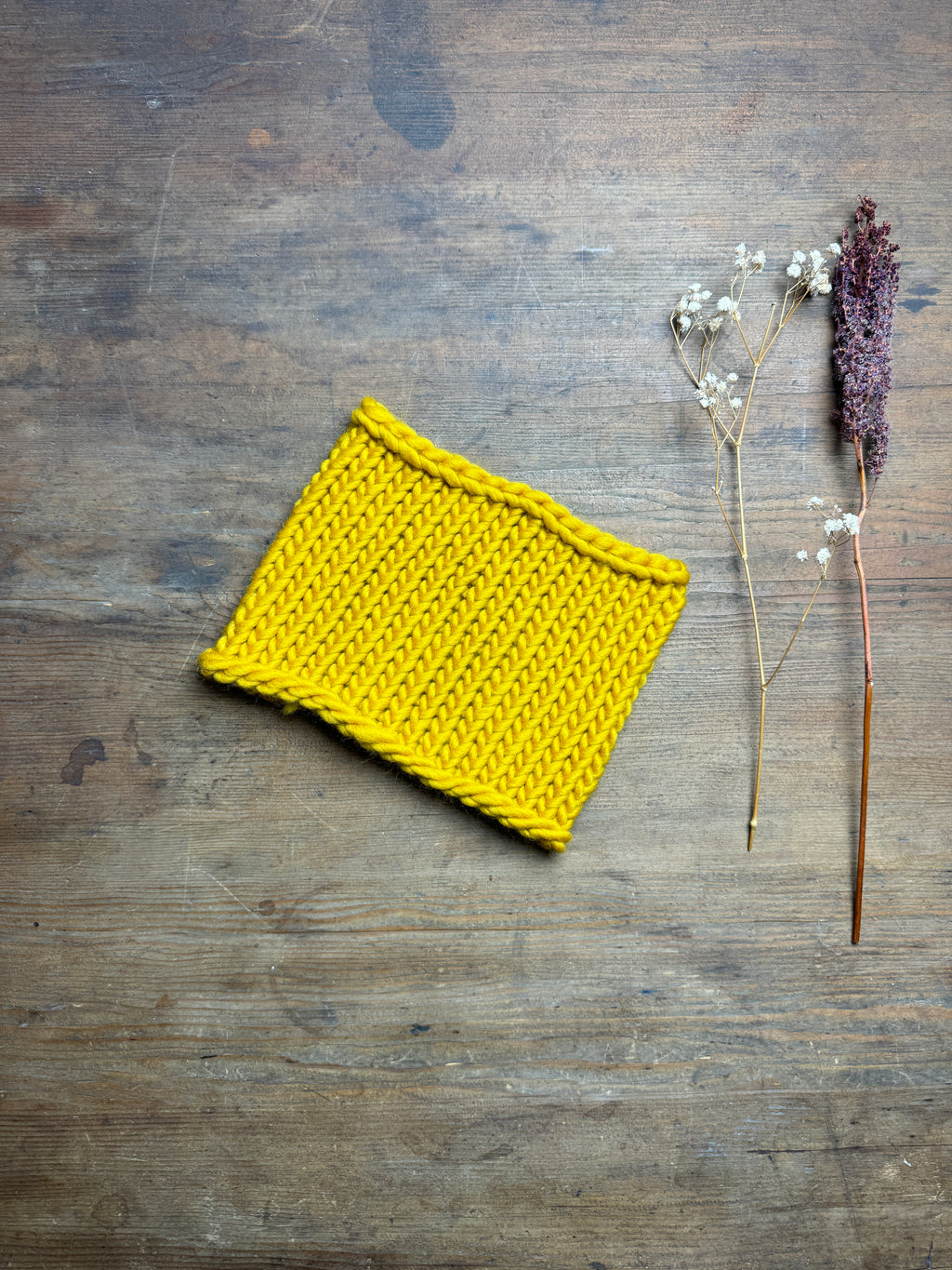 Knitted Neck Warmer Tube Scarf: Neck Gaiter - Choice of Colours