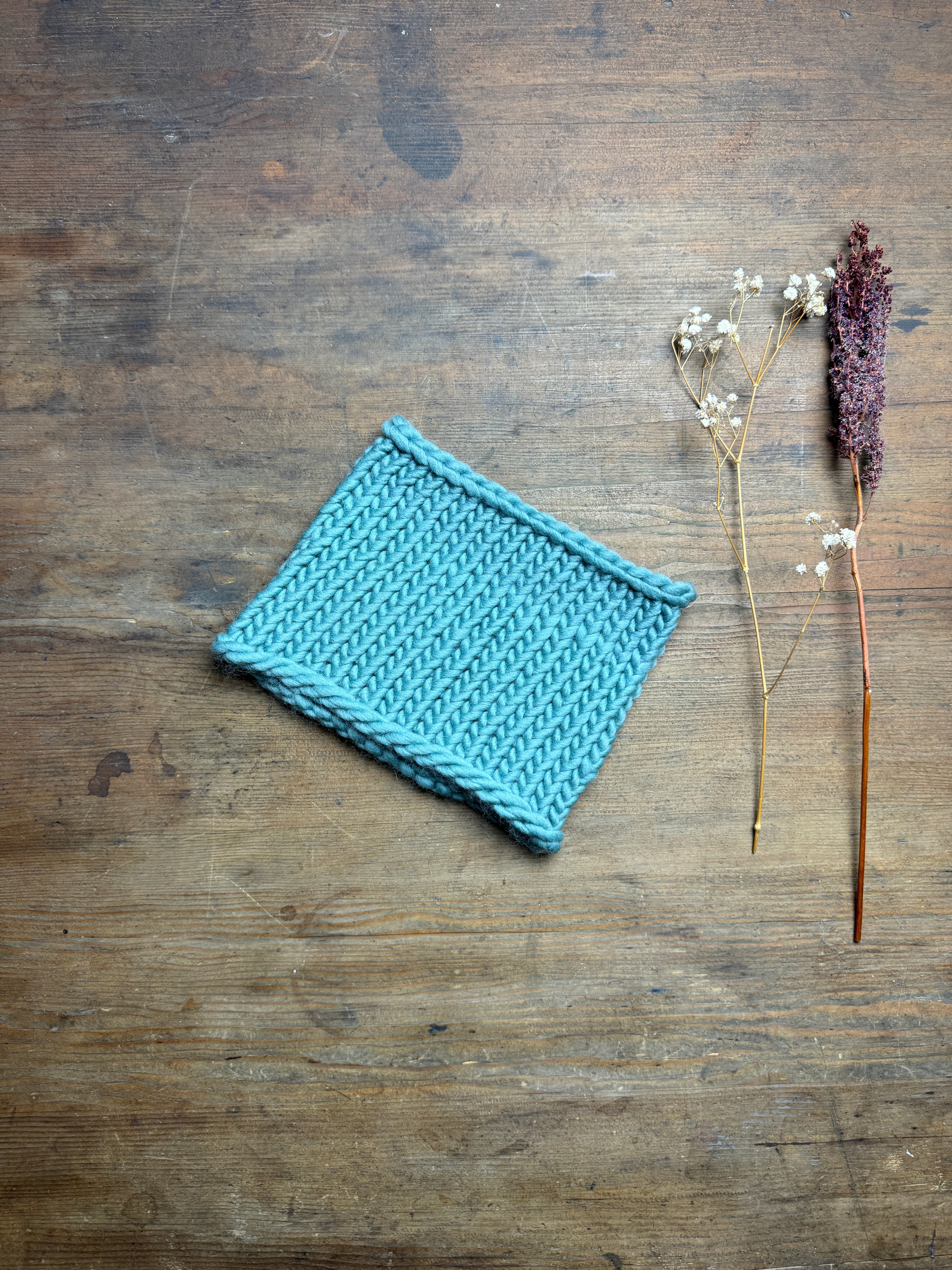 Knitted Neck Warmer Tube Scarf: Neck Gaiter - Choice of Colours