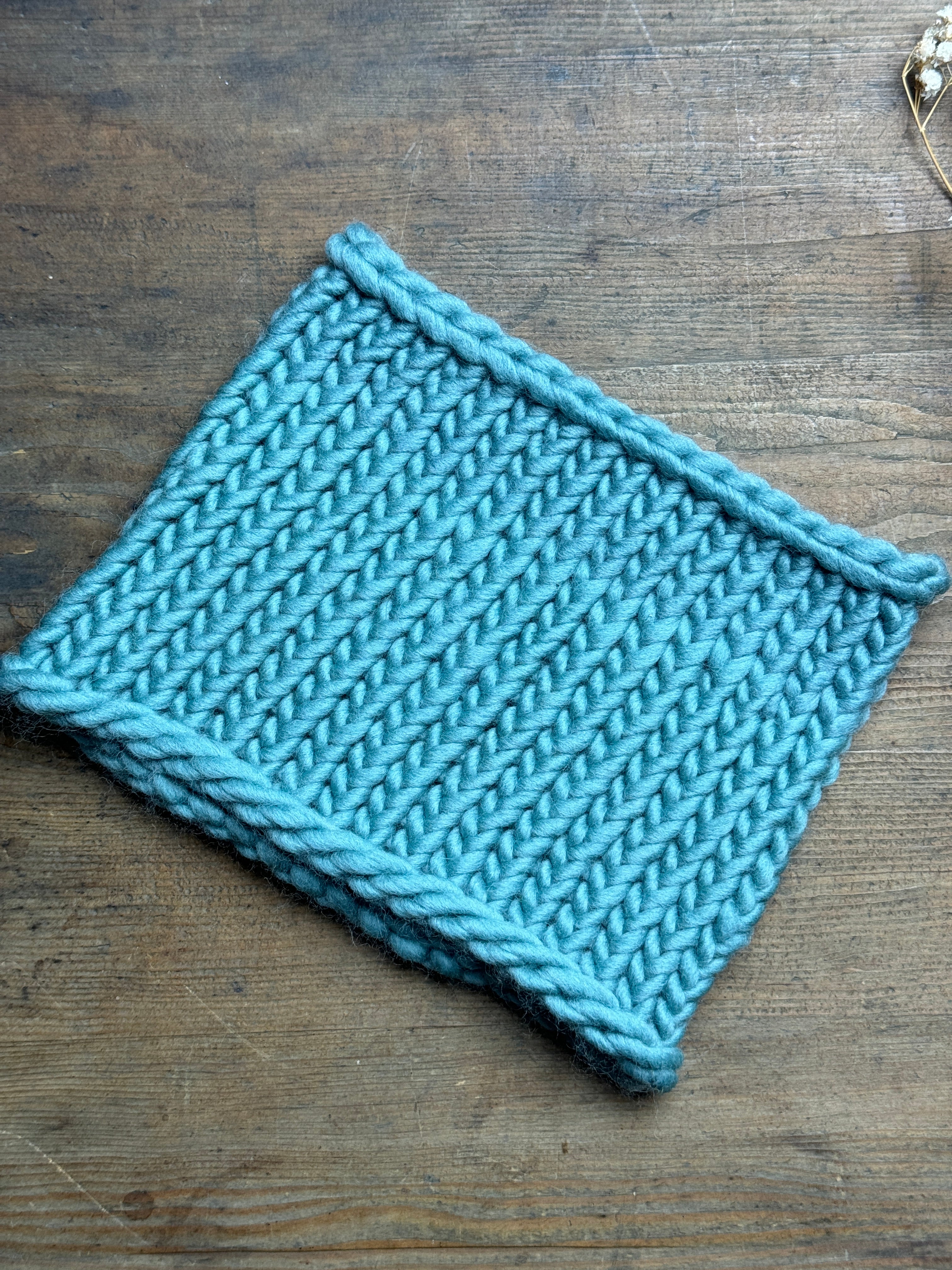 Knitted Neck Warmer Tube Scarf: Neck Gaiter - Choice of Colours