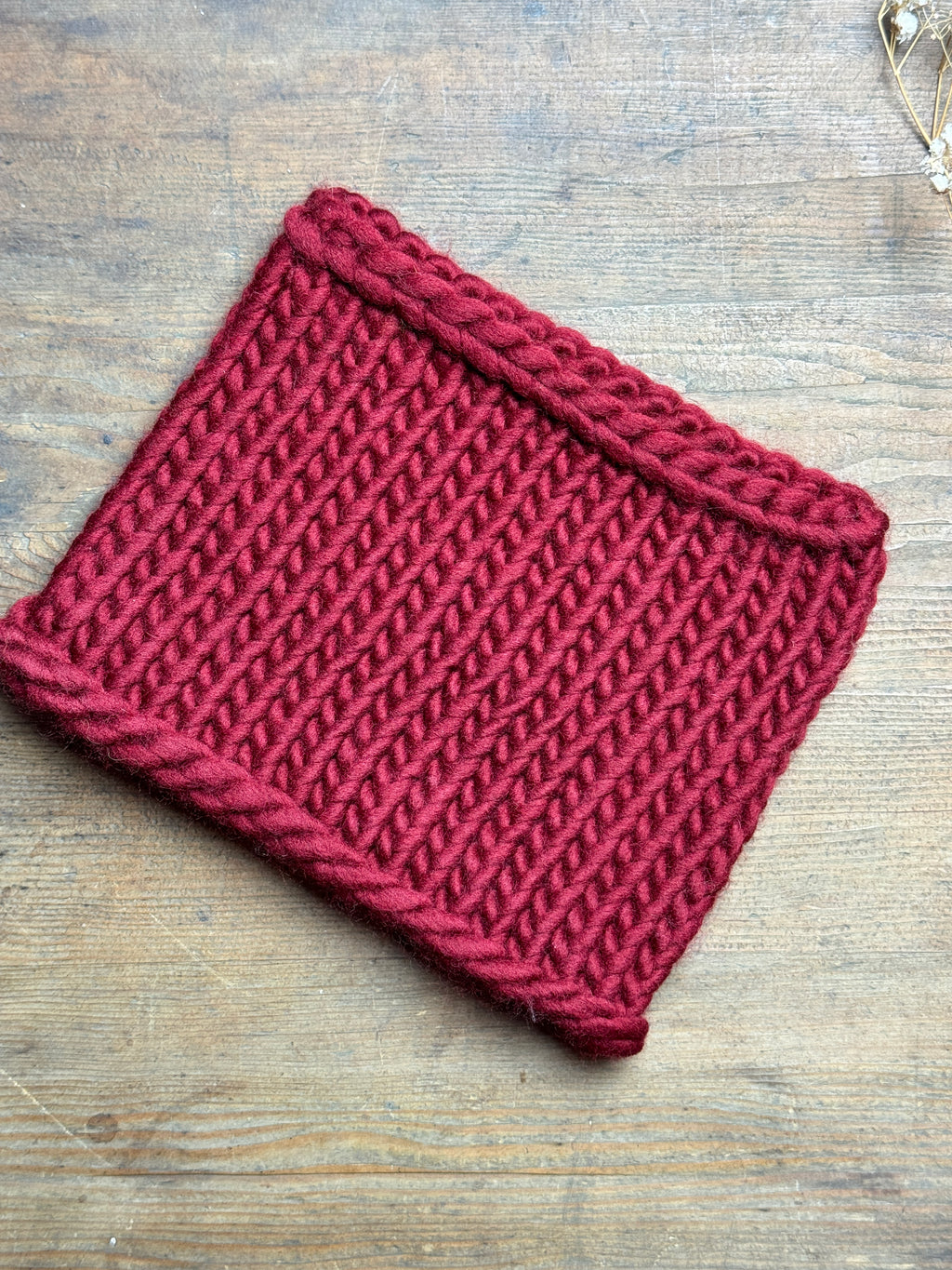 Knitted Neck Warmer Tube Scarf: Neck Gaiter - Choice of Colours
