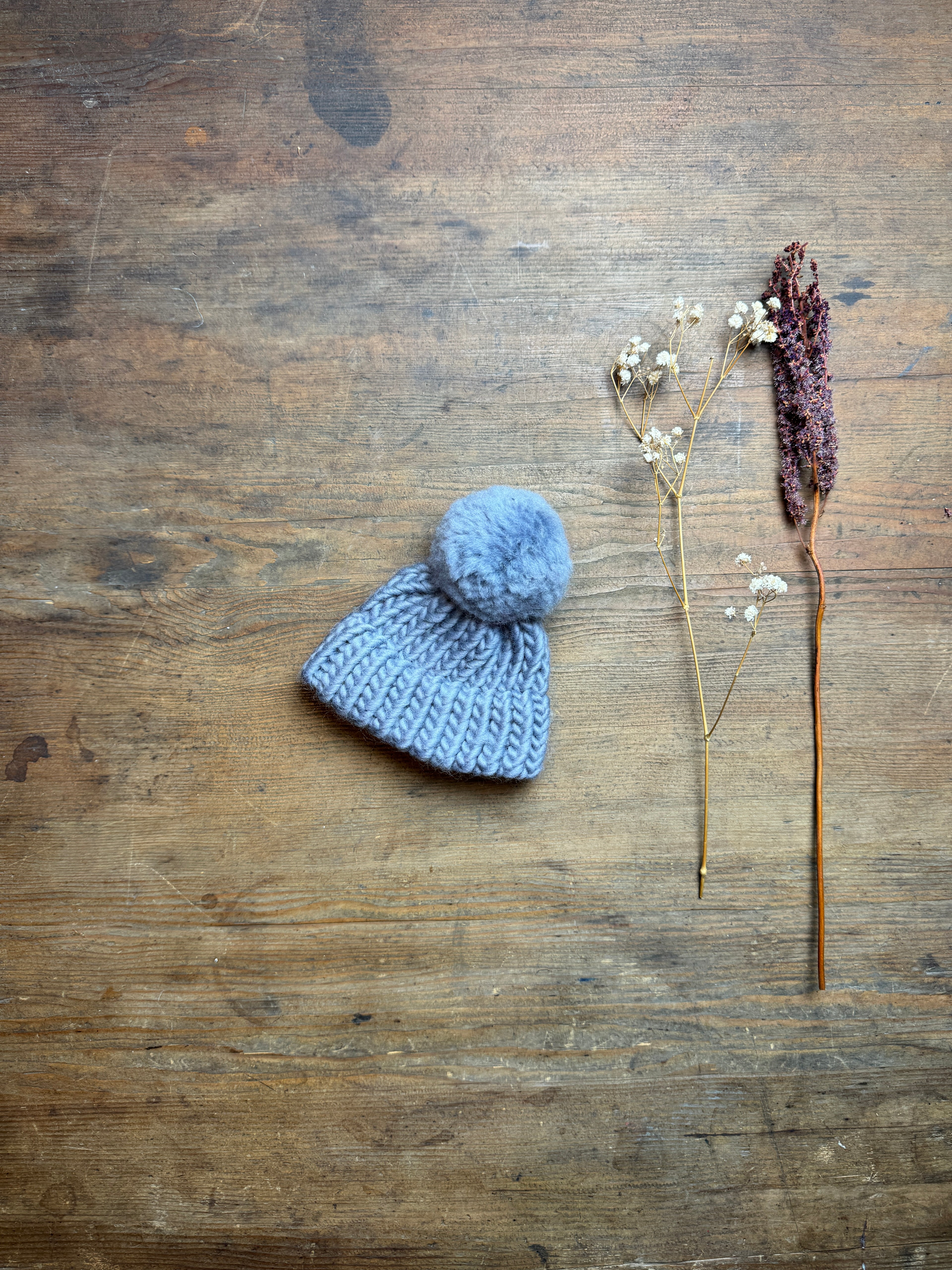 Tiny knitted hat made from 100% wool - Tiny baby, Soft Toy, Doll (Copy)