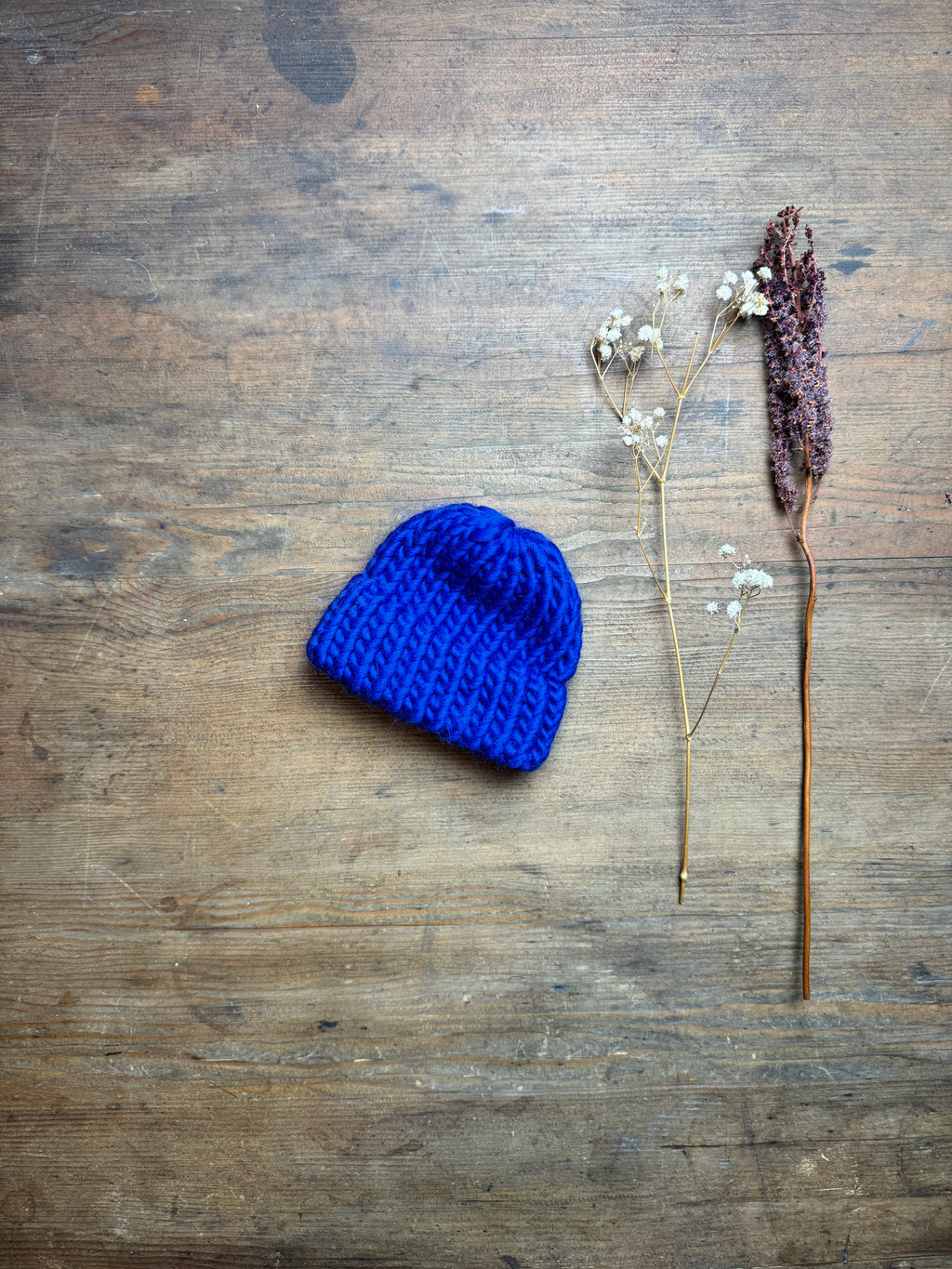 Tiny knitted hat made from 100% wool - Tiny baby, Soft Toy, Doll