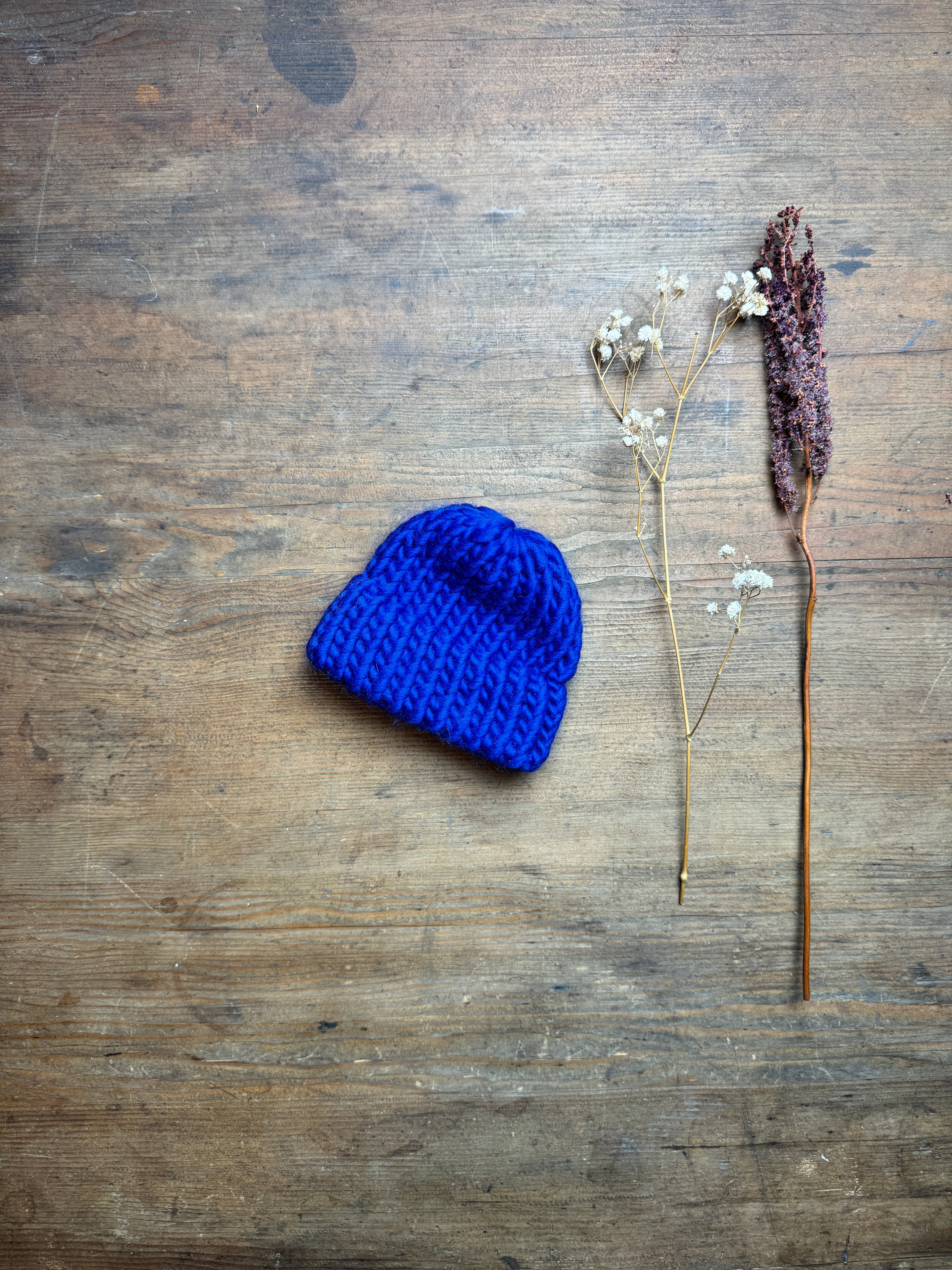 Tiny knitted hat made from 100% wool - Tiny baby, Soft Toy, Doll
