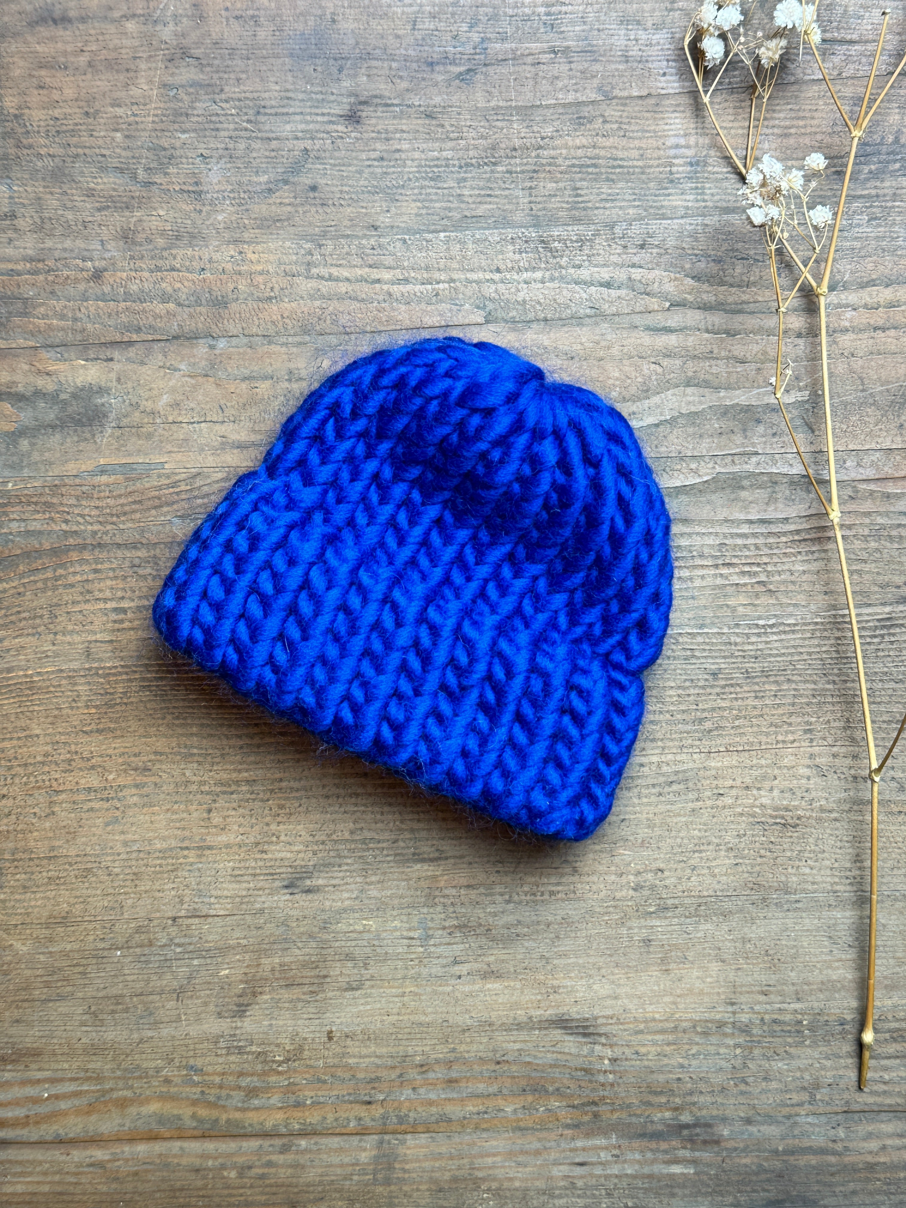 Tiny knitted hat made from 100% wool - Tiny baby, Soft Toy, Doll