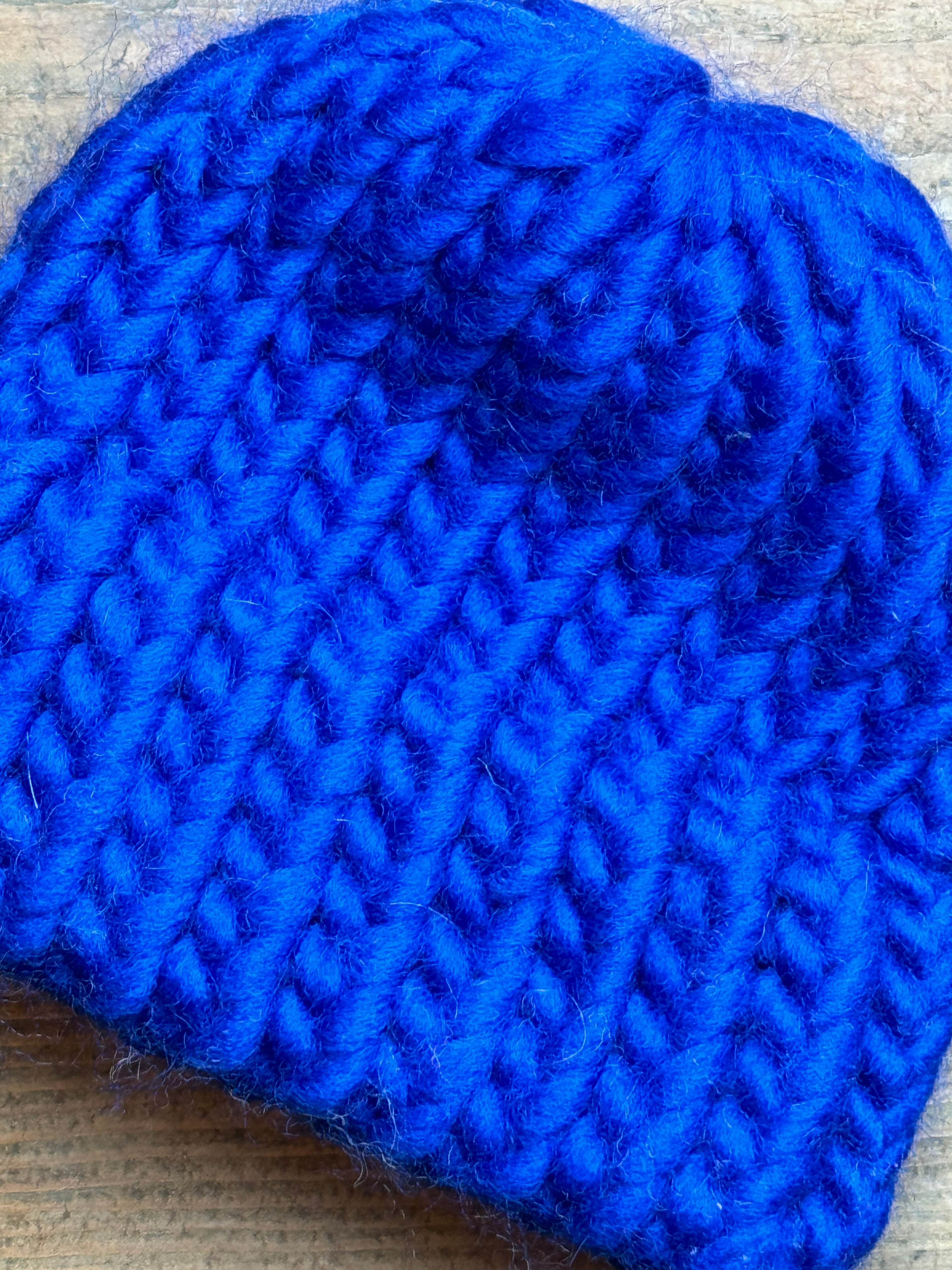 Tiny knitted hat made from 100% wool - Tiny baby, Soft Toy, Doll