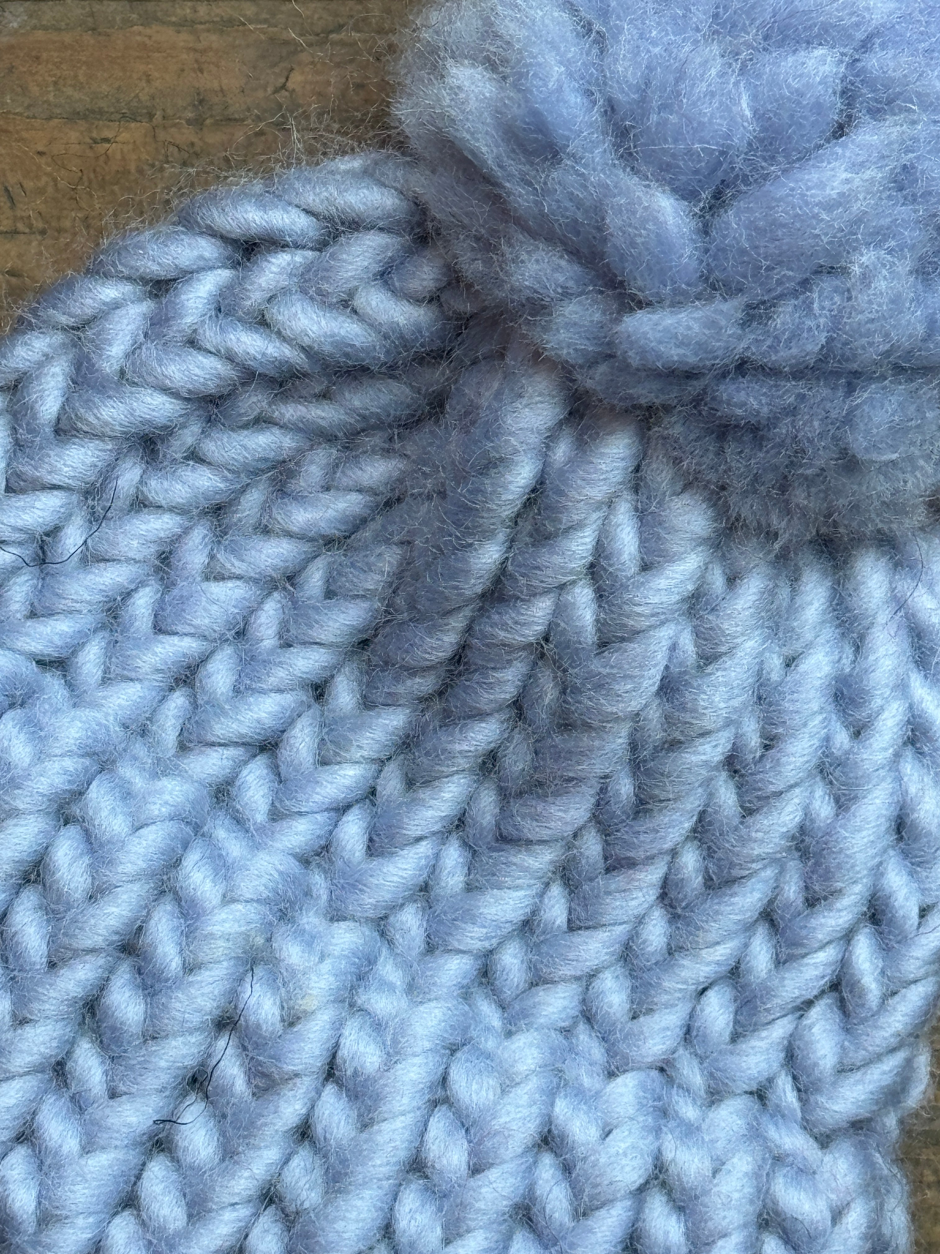 Tiny knitted hat made from 100% wool - Tiny baby, Soft Toy, Doll - Light Grey