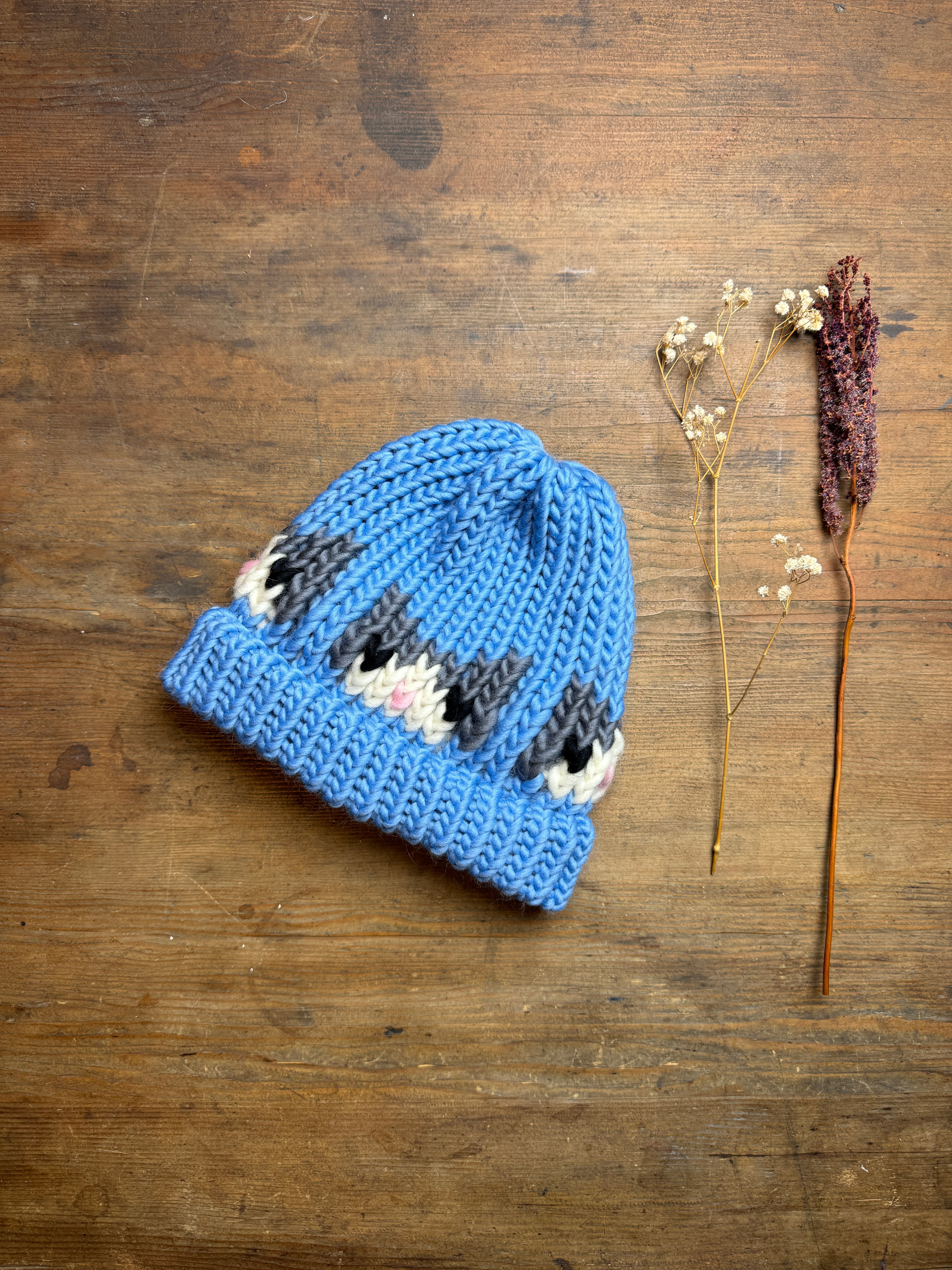 Custom knitted cat hat: Choose your colours