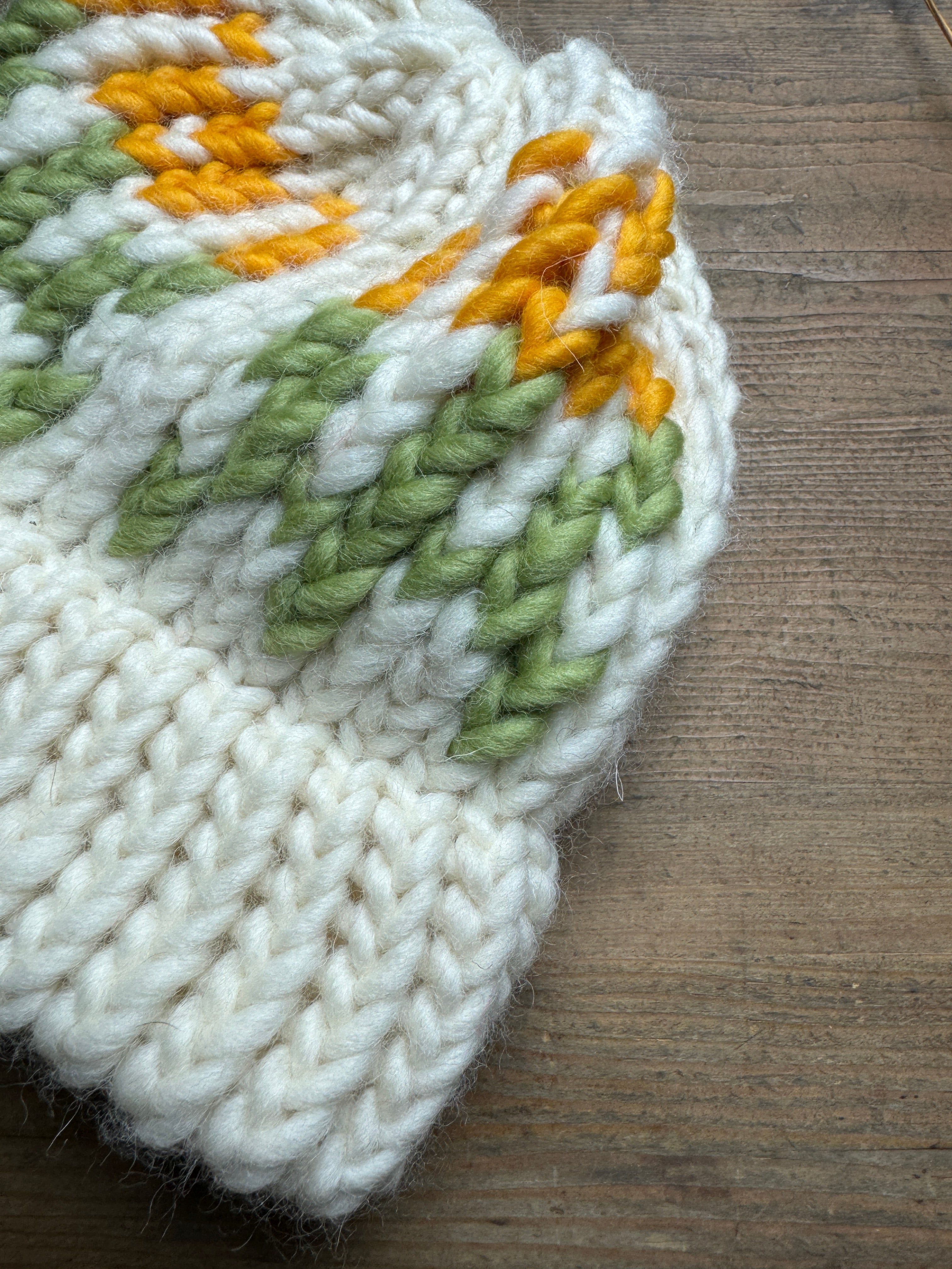 One of a Kind Test Piece Knitted Hat - Child Hat