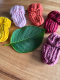Newborn Baby Knitted Socks - 100% Wool