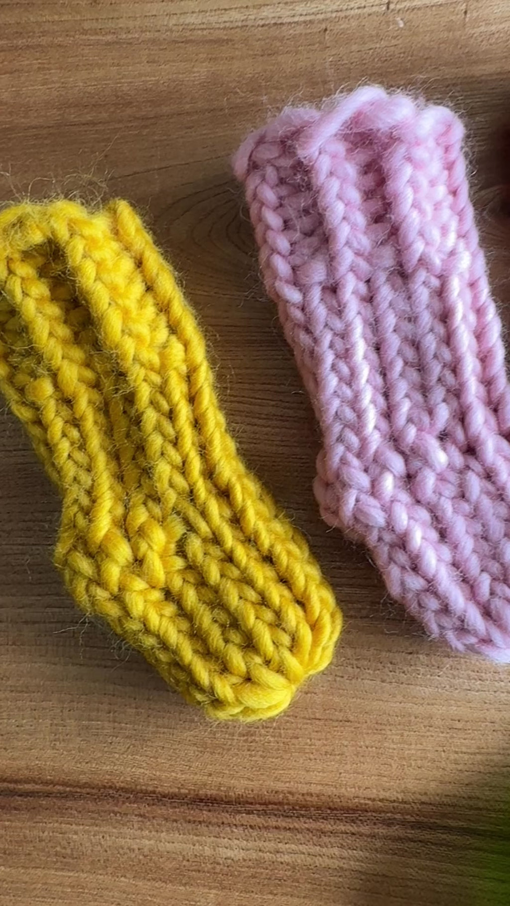 Newborn Baby Knitted Socks - 100% Wool